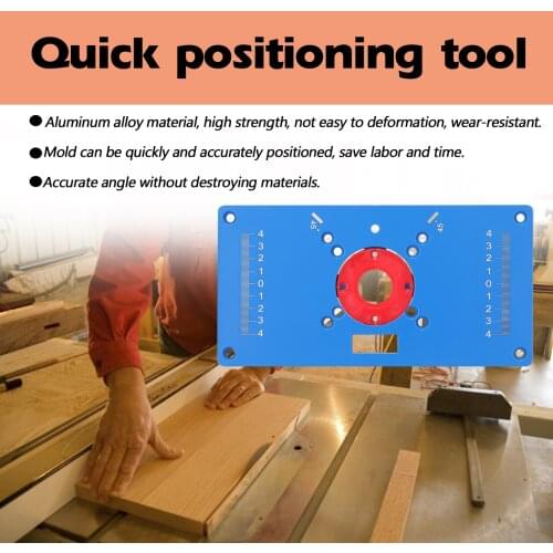 Woodworking Engraving Machine Flip Board Milling And Slotting Tool Trimming Machine Woodworking Tool Router Table Insert Plate