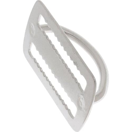Scuba Diving 316 Stainless Steel 5cm Weight Belt Keeper With D Ring Harness Gear Tool