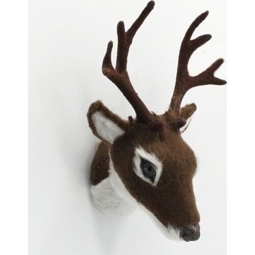 G10-X174 children baby gift Toy 1:6 Dollhouse mini Furniture Miniature rement accessories colorful Deer head 1pcs