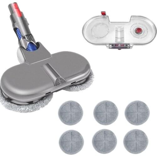 Electric Cleaning Mop Head for Dyson V7 V8 V10 V11 Wireless Vacuum Cleaner Cleaning Head and Mopping, Hardwood Floor