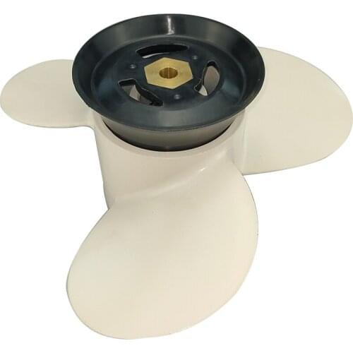 Boat Propeller Suit For Yamaha 9 3/4X6 1/2 Aluminum Prop 8HP 3 Blade Rh Oem No: 683-W4592-02-El