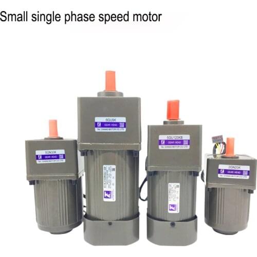 Miniature 220v 25w single-phase speed regulating motor Positive reversal Low speed geared motor + speed governor