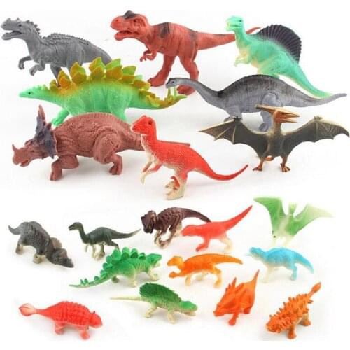 Simulation Dinosaur Model Figure Doll Kids Toys Tyrannosaurus Spinosaurus Stegosaurus Childrens Learning Cognitive Gift