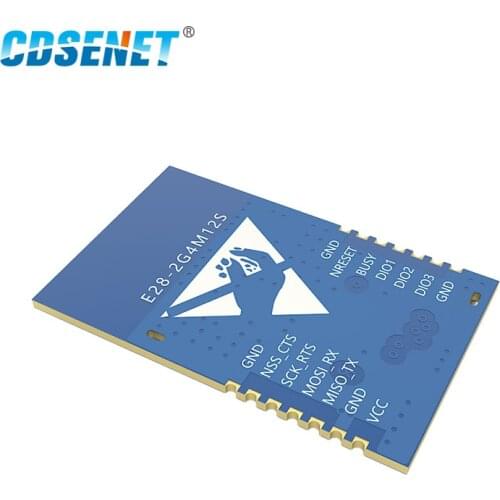 E28-2G4M12S RoHS 2.0 SX1280 LoRa Bluetooth Wireless RF Transceiver 2.4 GHz Module SPI Long Range 2.4ghz