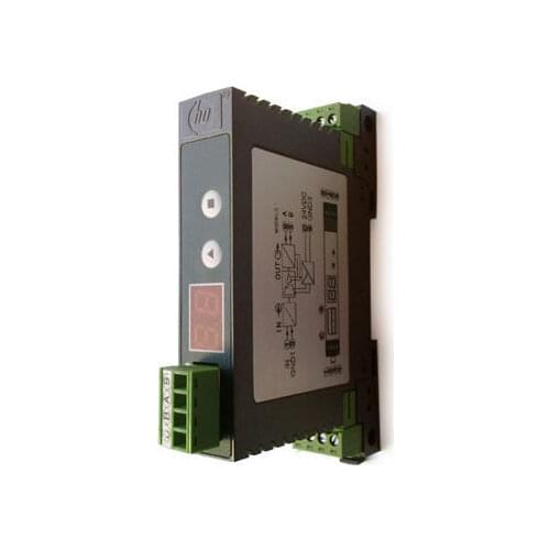 DC Current Voltage Signal Acquisition Module Isolation Converter 0~10V 4~20mA Input RS485 Modbus RTU, DIN Rail