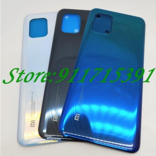 New For Xiaomi Mi 10 Lite Back Glass Mi10 Lite 5G Rear shell Panel Battery Cover Housing Door Case Replacement Parts