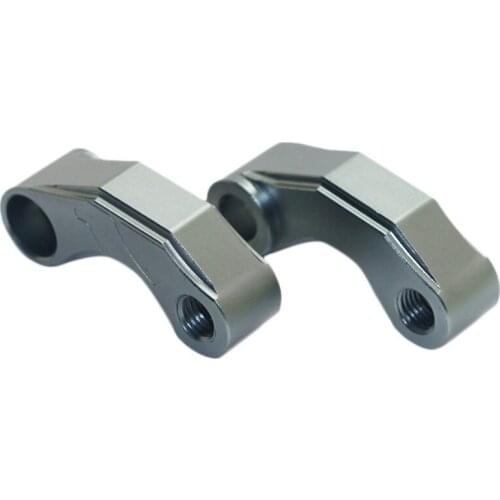 Pair Motorcycle Mirror Extender Risers Universal Handlebar Mount Rearview Mirror Spacers Adapter M10