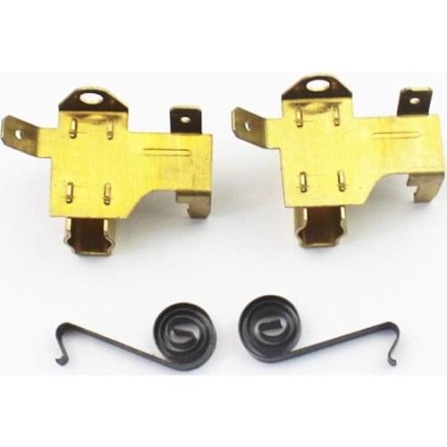 Practical copper Carbon Brush Holder Pot Brush Nest Spare Parts for Deshi Odlon Jingsu 95/110K/125T Electrical Tools