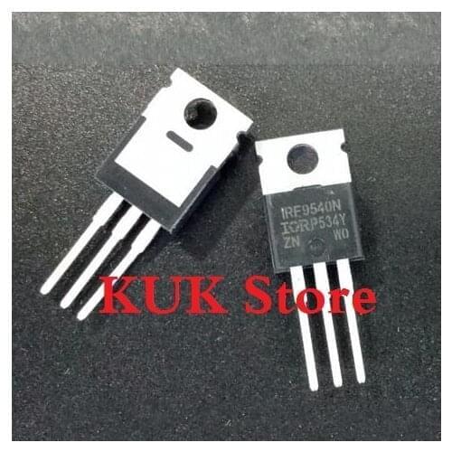 Real 100% Original NEW IRF9540N IRF9540 IRF9540NPBF Power MOSFET -100V -23A TO-220 100PCS/LOT