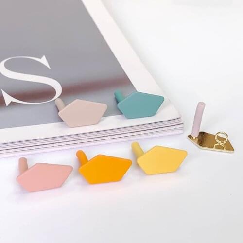 Alloy Pentagon Geometric Stud Earring Finding Components Eardrop Simple Style DIY Jewelry Accessories Handmade Materials 10pcs