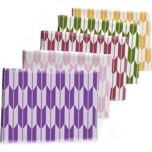 Printed Bullet Kimetsu no Yaiba Fabric Strech Japanese Flower Liverpool for DIY Hair Bow Scarf Home Textiles Materials 50*145cm