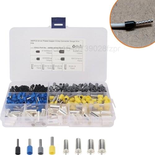 Boxed En Tubular Bare End with Needle Tubular Terminal Block and Tubular Cold Pressed Terminal Block