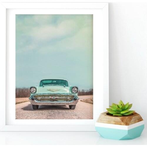 Vintage Car Photography Poster Art Prints For Chevrolet Wall Decor , For Old Chevy Poster Canvas Painting Retro Art Wall Picture
