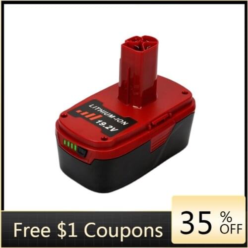 OCKERED 19.2V 4000mAh Li-ion Replacement Battery Rechargeable Tool Batteries for Craftsman 315115410 31511485 130279005 1323903
