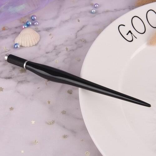 1PC Black Microblading Tattoo Machine Tools Permanent Makeup Eyebrow Tattoo Manual Pen Fog Eyebrow Manual Pen Mini Manual Tools