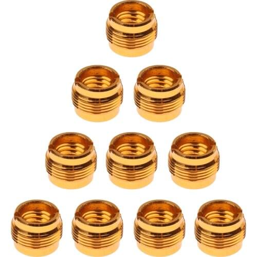 10x Microphone Clip Screws Thread Adaptor 3/8" to 5/8" Converter Connector