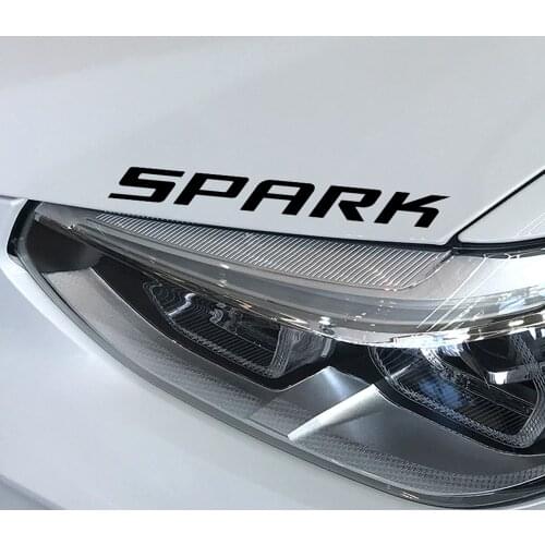 4PCS Sport Car Whole Body Trim PVC Stickers For Chevrolet Spark Auto Brand Letters Vinyl Decor Reflective Decals Car Accessories