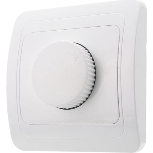 4A 220V-240V White Dimmer Switch LED Lighting Brightness Switch Dimming Controller Tool Knob Type Lighting Accessories