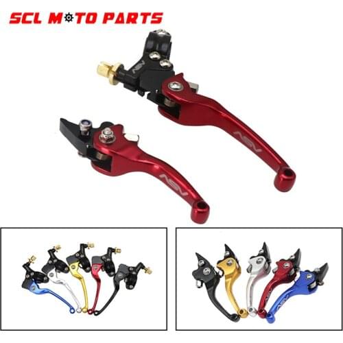 ALconstar-Motorcycle ASV F3 2nd Brake Clutch Levers Brake & Clutch handlebar lever For Honda Dirt Pit Bike Universal Adjustable