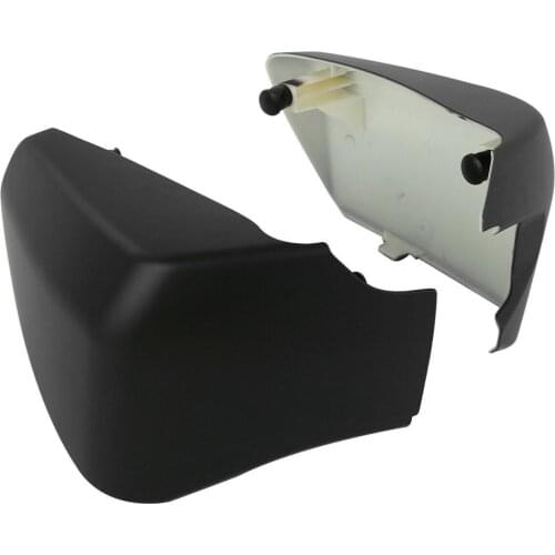 Motorcycle Battery Side Fairing Covers Matt Black For Honda Shadow ACE VT400 VT750 2004-2011 10