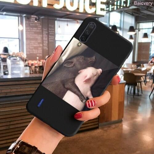 Baicvery Cases for Xiaomi Mi A3 Cover Silicone Matte Soft TPU Case for Xiaomi Mi A3 Lite Animal Funda