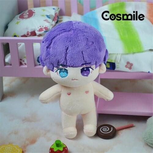 Cosmile Hand-made Kpop Star Baekhyun Plush 20cm Doll Body Different Pupil Cute Stuffed Gift Toy Cotton Soft C