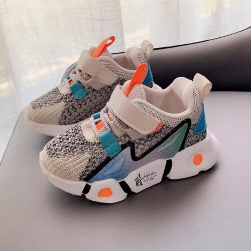 CUZULLAA Kids Sports Shoes for Boys Girls Sneakers Children Breathable Soft Bottom Outdoor Shoes 1-6 Years Baby Shoes