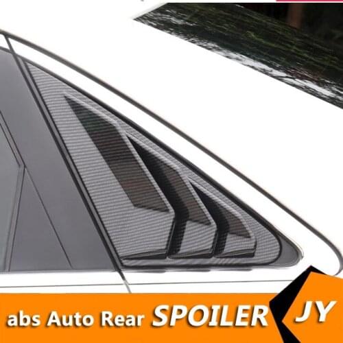 For AUDI A4 2018-2019 Sedan ABS Rear Door Window shades Louver Frame Window Sill Molding Cover Sticker Trim