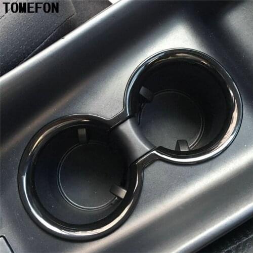 For Toyota Prius XW50 2016 2017 ABS Matte or Black Front Water Cup Holder Frame Cover Trim Accessories 1piece