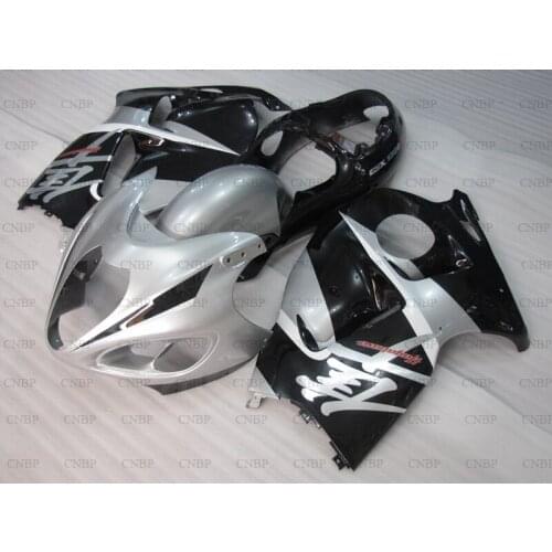 GSXR 1300 1997 - 2007 Fairings GSX-R1300 2001 Body Kits HAYABUSA 1998 Silvery Black White Full Body Kits