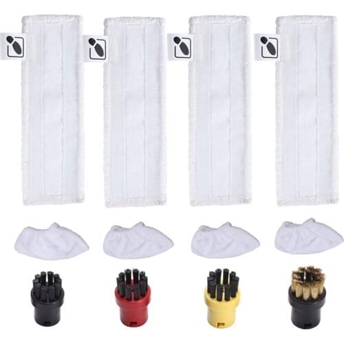 Steam Cleaning Cloth Cover Round Brushes for Karcher Easyfix SC2 SC3 SC4 SC5 Steam Cleaner Accessories