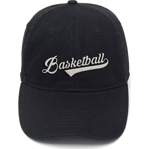 Lyprerazy Basketball Washed Cotton Adjustable Men Women Unisex Hip Hop Cool Flock Printing Baseball Cap