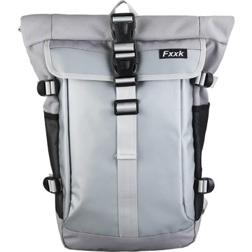 Mens Fashion Backpack Large Capacity Waterproof Travel Bagpack Multi-Pocket School Backpacks For Teenager Trend Reflective Sac