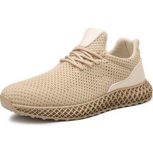 Mens 2019 New Trend Net Shoes Mesh Shoes Breathable Soft Bottom Summer Mesh Flying Woven Sports Tide Shoes