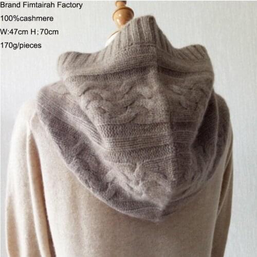 New autumn and winter ladies knitted cashmere hat Women multifunctionalt cashmere neck Scarf outdoor fashion warm