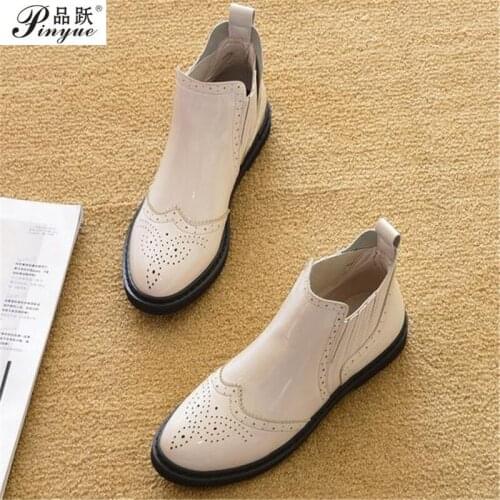 New Flat with Black Boots flat single boots pointed short tube thick-soled shoes ankle womens boots
