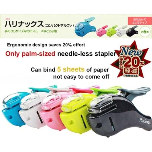New Mini Stitchless Stapler, Safe And Environmentally Friendly, Labor-saving Stapler, Creative Stationery For Student Office