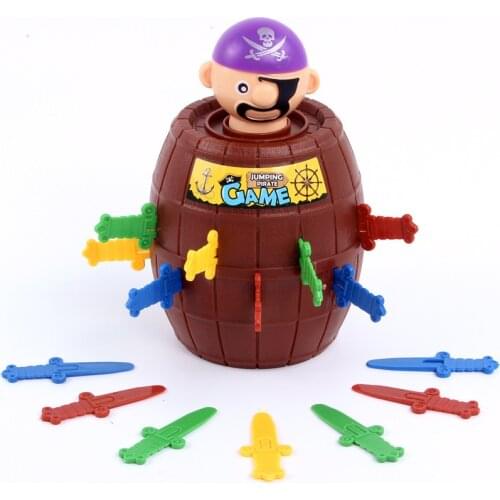 Hot Deasktop Desk Fun Game On Table With Kid Lucky Stab Gadget Cube Pirate Toys Birthday Party Game Children 4+ Years Family