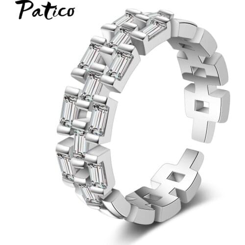 Luxury Brand Twist Cross Design 925 Sterling Silver Popular Rings Silver Handmade Anillos Mujer Birthday Gift