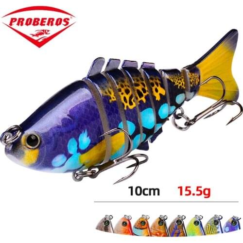 Wobblers Fishing Lures Multi-section Hard Bait 100mm15.5g Artificial Bait Minnow Crankbait Jig Perch Carp Fishing tackle Lure