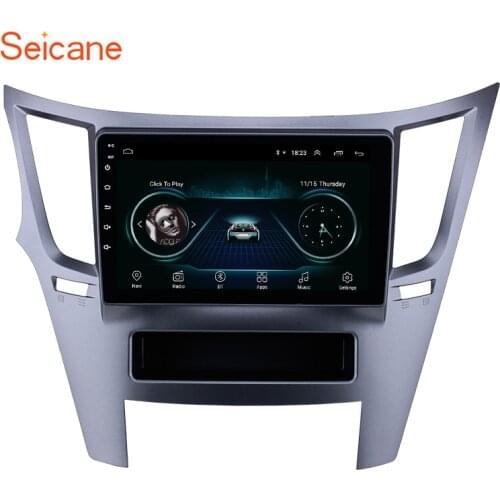 Seicane 9 inch Car GPS Navigation Radio Android 8.1 for Subaru Outback 2010-2016 left hand drive support TPMS DVR Mirror link 3G