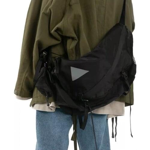 Fashion Male Shoulder Bag Street Waterproof Cross Chest Bag Hip Hop Streetwear Women Large Crossbody Messenger Bag 577