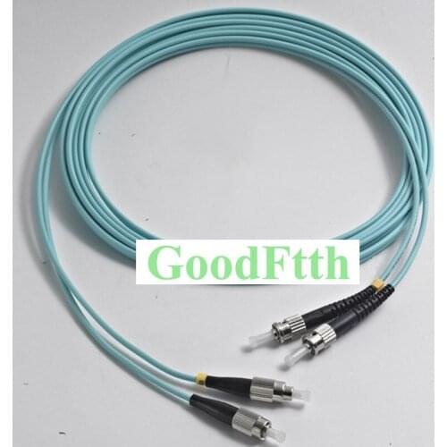 Fiber Optic Patch Cord Jumper ST-FC FC-ST Multimode OM3 Duplex GoodFtth 20-100m