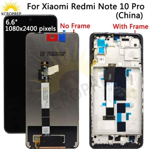 6.6'' for Xiaomi Redmi Note 10 Pro lcd display Touch Panel Screen Digitizer For Xiaomi redmi note 10Pro Display China version