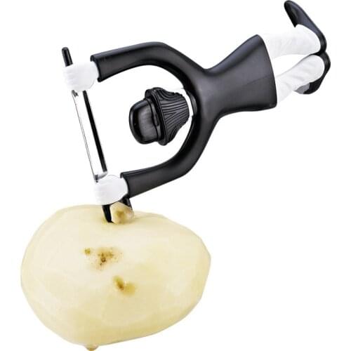 1PC Creative Plastic Characters Peeler Fruit Vegetable Potato Chaplin Cutter Knife Cooking Tools Kitchen Gadgets Accessories