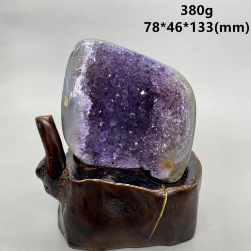 100% Natural Uruguayan amethyst clusters Quartz crystals Stones and crystals Healing crystal (Height and weight including base)