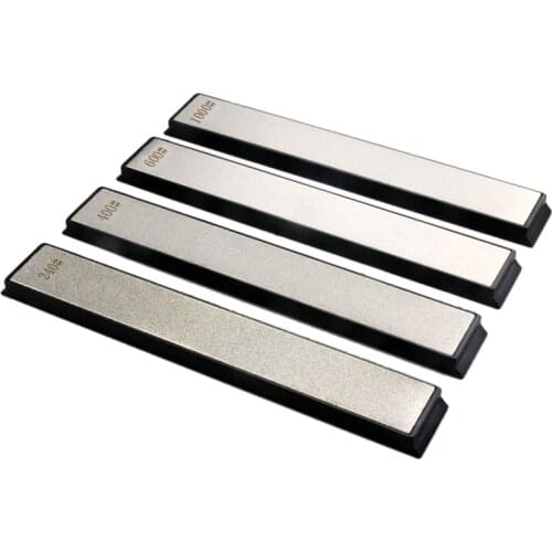 240 400 600 1000 Grain Diamond Sharpening Angle Grindstone Sharpening Professional Sharpener Tool Bar 4 Pack