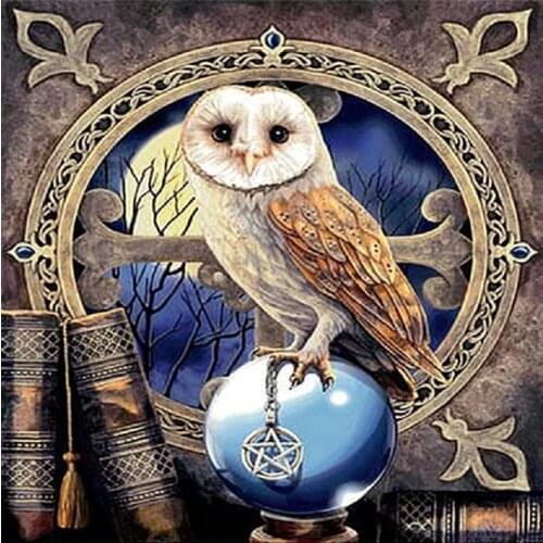 New 5d Diy Diamond Painting Diamond Mosaic Cross Stitch Harry Porter Owl Pictures Handmade Furniture Ornaments Gift Decorations