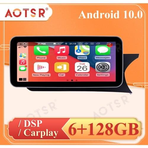 6GB+128GB Android 10 Car multimedia player For Mercedes-Benz C C204 2011 2012 2013 2014 Car IPS GPS Radio Audio Stereo Head Unit