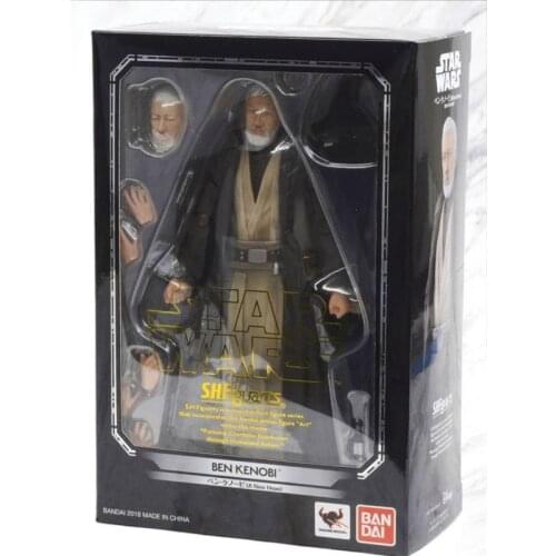 BANDAI Original S.H.Figuarts Star Wars: Episode IV - A New Hope Obi-Wan Kenobi Jedi Knight Anime Action & Toy figures Model Toys